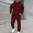 thumbnail image 2 of Rggeeun Men Jogging Tracksuits 2 Piece Set Casual Athletic Hoodie And Sweatpants Outfits Comfortable Loose Fall Winter, 2 of 6