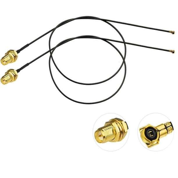 Eightwood RP-SMA Crimpstecker 50 Ohm – Vergoldet, Für RG316/RG174 – 10 Stück Mit Schrumpfschläuchen – Ideal Für Antennen & LTE