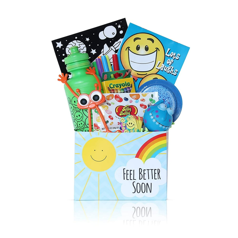 Get Well Gift Basket for Kids Care Package Get Well Soon Gifts with