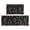 Game Controller Black Pattern, variant on Game Controller Black Pattern Anti Fatigue Kitchen Rugs Set Of 2, Non Slip Washable Decorative Floor Mats for Kitchen Sink Laundry, 17"x30" and 17"x47"