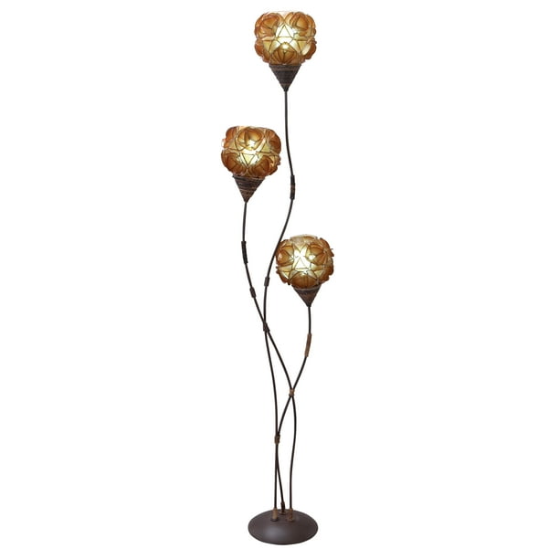 Metal Capiz Floor Lamp 71"H 67639 - Walmart.com - Walmart.com