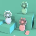 thumbnail image 4 of Ventilador pequeño Naiovety Máquina de viento potente de mano silenciosa gato rosa, 4 of 6