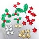 thumbnail image 5 of Simulación de hojas verdes navideñas, bolas navideñas, manualidades, regalo, tocado, corona, hojas triangulares, accesorios de tela para bricolaje, 5 of 6