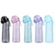 thumbnail image 3 of Botella de agua con sabor de 650 ml con pajita para beber más taza reutilizable de agua (azul), 3 of 9