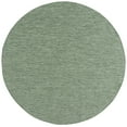 thumbnail image 2 of SAFAVIEH Beach House Jacinth Solid Indoor/Outdoor Area Rug, Green, 6'7" x 6'7" Round, 2 of 16