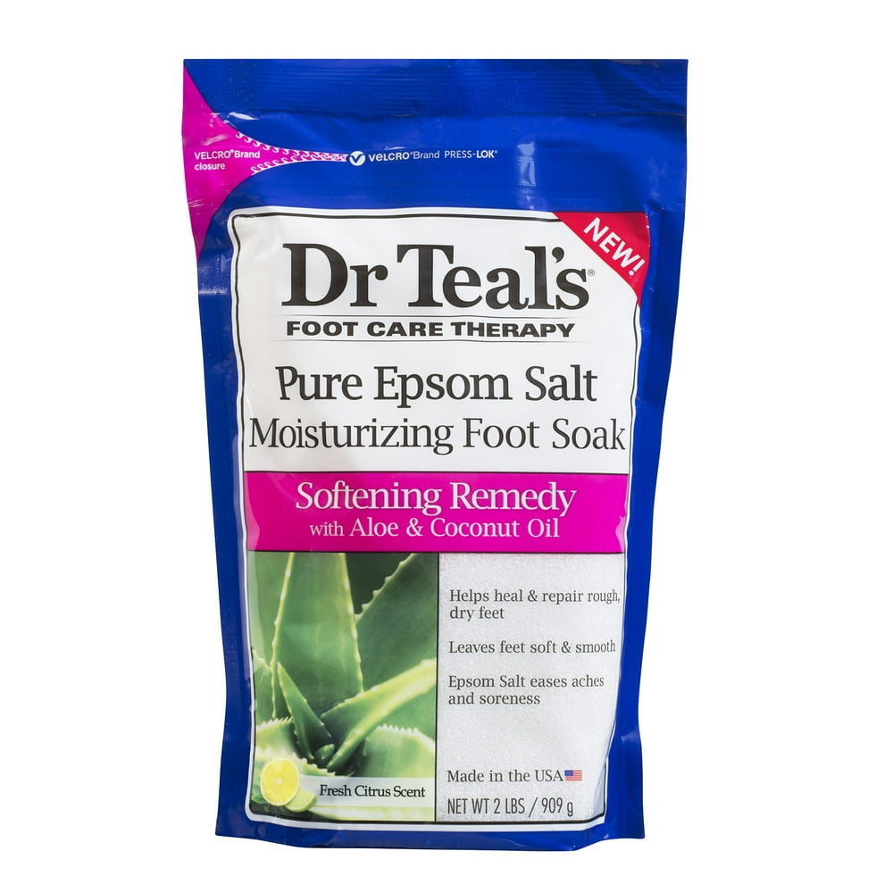 Dr Teal's Softening Foot Soak Salt, 2 lb.