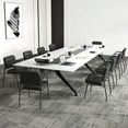 thumbnail image 2 of Costway Waiting Room Chair No Wheels Set of 10 with Integrated Armrests  for Reception, 2 of 7