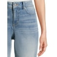thumbnail image 4 of Time And Tru Women's Double Rolled Cuff Mid Rise Bermuda Short, Sizes 2-20, 4 of 5