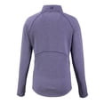 thumbnail image 3 of Women's Cutter & Buck Heather Purple Albuquerque Isotopes Peshastin Eco Fleece Recycled Half-Zip Pullover Top, 3 of 3
