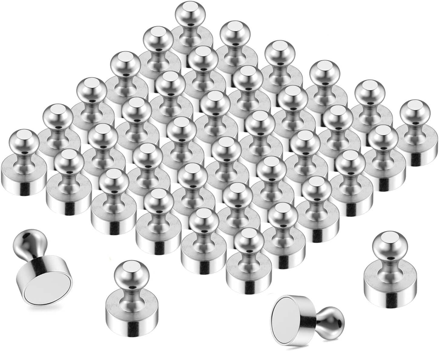 40Pcs Refrigerator Small Rare Earth for Strong Push Pin for Classroom