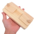 thumbnail image 3 of Tineasur 2Pcs Wood Hamster Treats Hiding Box for Small Animals Party Fun Beige, 3 of 7