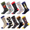thumbnail image 1 of Calcetines de vestir BISOUSOX para hombre, coloridos y modernos, algodón 9-12, 1 of 8
