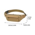 thumbnail image 3 of Hwkond Sling Bag, Fashion Waist Bag Men's And Women's Casual Large Capacity Messenger Bag Men's Mobile Phone Waist Bag Clearance Sale, 3 of 3