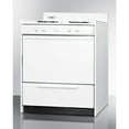thumbnail image 4 of 30" wide gas range in white with open burners and spark ignition, 4 of 5