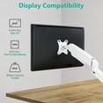 thumbnail image 7 of WALI Single Monitor Stand, Adjustable Gas Spring Arm Monitor Mount for Display up to 32 Inch,19.8lbs Capacity (GSMP001W), White, 7 of 7