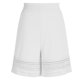 thumbnail image 5 of TaTaai Women's Casual Lace Bohemian Shorts High Elastic Waist Drawstring Wide Leg A-Line Pants with Hollow Out Trim Comfy Spring Summer Beach Vacation Bottoms Gift, 5 of 8