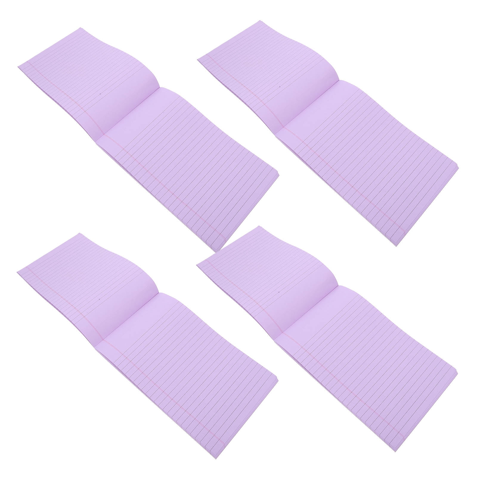 HEMOTON Hemoton 4Pcs Lined Legal Pad for Office Tearable A5 Memo Pad Multi Function Notebook Office Supplies