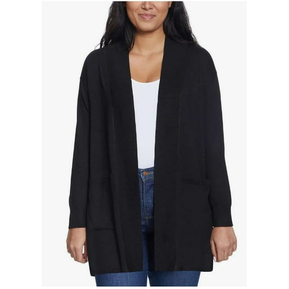 Gloria Vanderbilt Women's Open Front Long Sleeve Super Soft Cardigan