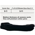 thumbnail image 5 of DOVACKA 6 pairs Women's Cushioned Ankle Socks, Breathable Cotton Solid Color for Athletic Running, 5 of 5