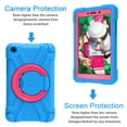 thumbnail image 3 of Galaxy Tab A 8.0" 2019 Case T290 T295, Allytech Shockproof 360 Rotating Kickstand Drop Protection Kids Friendly Rugged Anti-scratch Case Cover for Samsung Galaxy Tab A 8.0 2019 T290, Blue/Rose, 3 of 9
