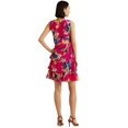 thumbnail image 2 of Lauren Ralph Lauren Women's Pink Floral Georgette Sleeveless Dress, 2 of 4