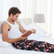 thumbnail image 5 of Fotbe Surfing Santa Pantalones de Pijama para Hombre, Pantalones de Dormir, Pantalones de Casa con Cintura Ajustable y Bolsillos-XX-Large, 5 of 6