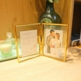 thumbnail image 5 of Gold Floating Frame &#x Vertical Set For Picture x x x Tabletop Shelf Photo Frame Classy For Wedding Birthday Anniversary Home or Office Decor, 5 of 5