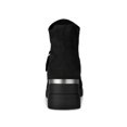 thumbnail image 2 of Unique Bargains Women's Platform Buckle Decor Wedge Heels Ankle Boots, 2 of 7