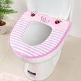 thumbnail image 5 of Household toilet ferrule universal waterproof toilet seat toilet seat cover pink, 5 of 5