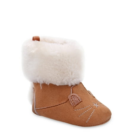 

Josmo Critter Cutie Faux Shearling Cozy Baby Bootie (Infant Girls)