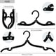 thumbnail image 3 of 12 perchas de viaje: perchas de ropa plegables portátiles, accesorios de viaje, tendedero de ropa plegable para Viajes, 3 of 5