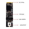 thumbnail image 2 of YIEMEEN Fast Speed USB 3.1 PCIe Expansion Adapter For M.2 MKey Systems Multiple Port Support And Easy Installation, 2 of 8