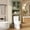 Glass Doors Green, variant on Walsunny Over The Toilet Storage Cabinet Bathroom Shelves Organizer Space Saver Freestanding Restroom Shelf with Doors Anti-Tip Device Adjustable Shelf White