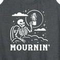 thumbnail image 3 of Instant Message - Mournin Skeleton And Coffee - Women's Racerback Tank Top, 3 of 6