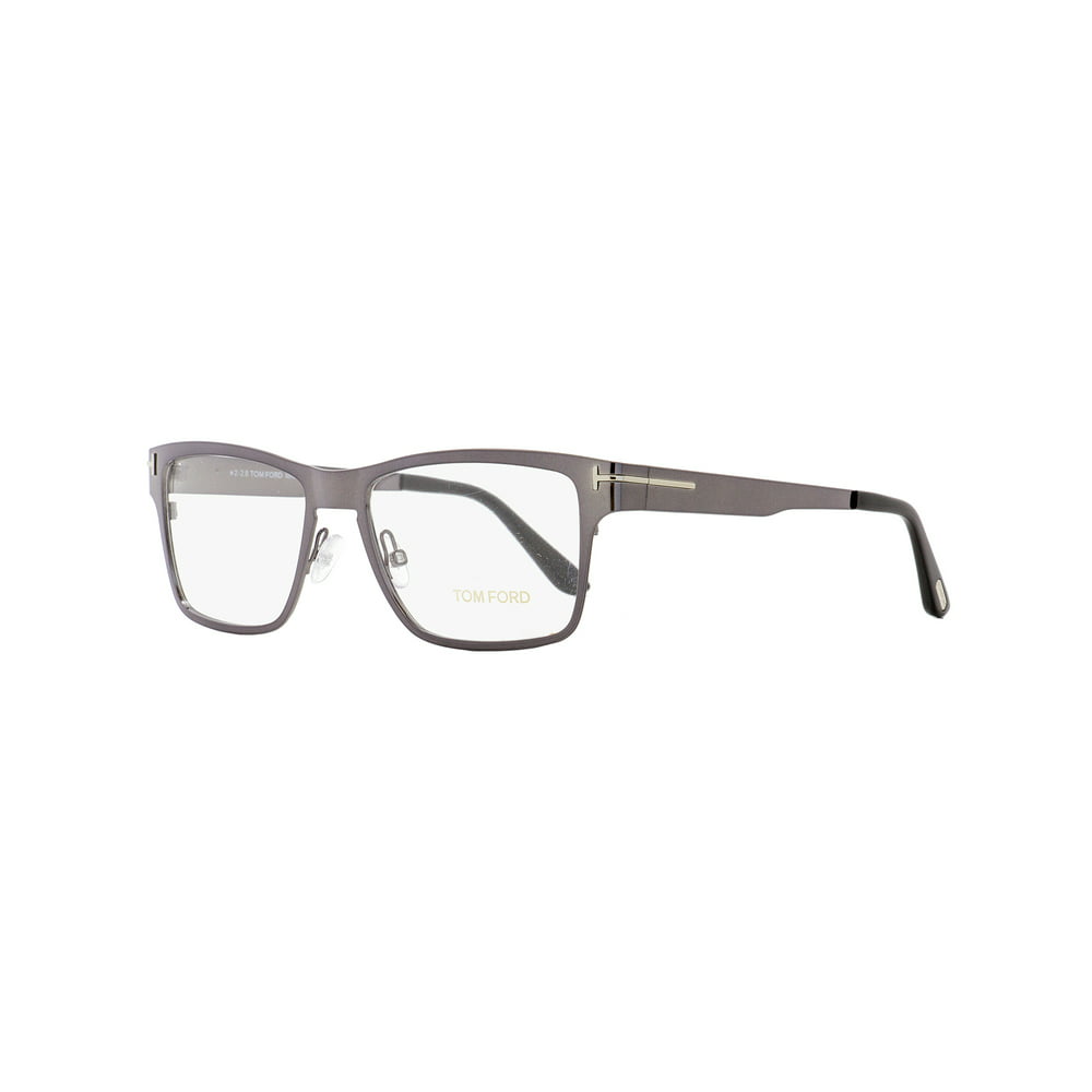 Tom Ford Eyeglasses TF5475 12V Dark Ruthenium/Black 54mm FT5475 w/ Clip