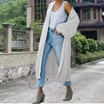 thumbnail image 5 of Vedolay Women's Cardigan Sweaters Long Sleeve Button Down Sweater Knitwear Coat White,M, 5 of 5