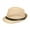 Beige, variant on Cheers.US Men Women Fedora Sun Hat Foldable Roll Up Wide Brim Trilby Hat Summer Beach Hat