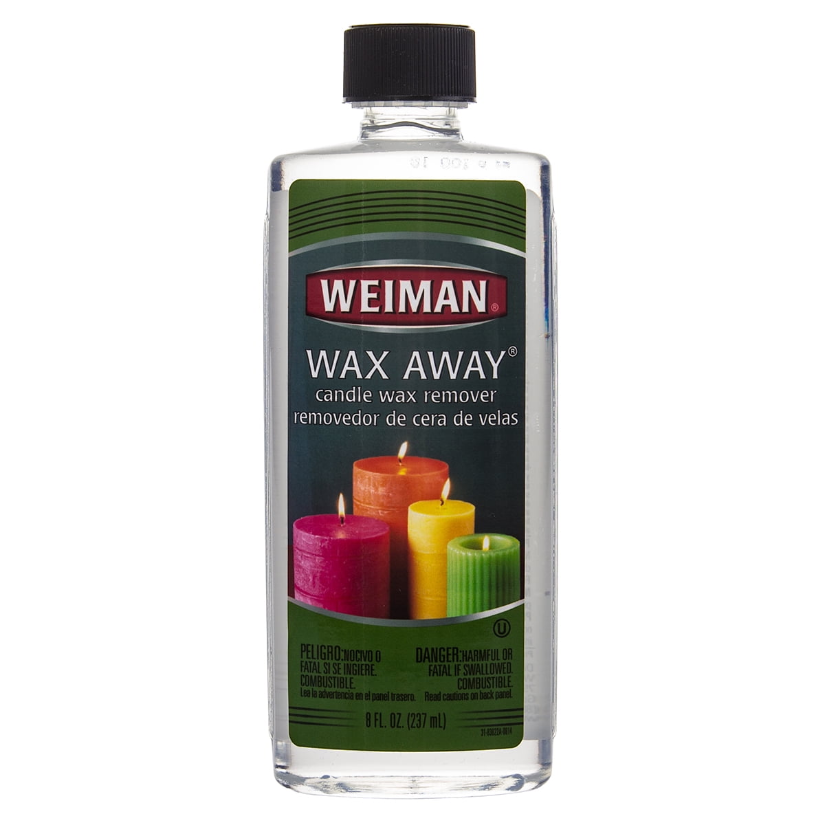 Weiman Wax Away Candle Wax Remover, 8 oz Bottle