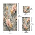 thumbnail image 3 of 3 Piece Bath Towels Set Bath Towel, Hand Towel and Face Towel for Bathroom, Gym, Hotel Scattered Birds and Flowers, 3 of 8