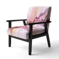 thumbnail image 3 of Designart "Colorful Liquid Fluid Pattern Ii" Upholstered Modern & Contemporary Accent Chair and Abstract Liquid Ink Arm Chair - Multiple Color & Pattern, 3 of 7