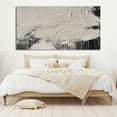 thumbnail image 2 of Large black wall art canvas black and white abstract line painting modern minimalist wall art contemporary textured wall art decoration,(41*81cm)16*32 Inches,Unstretched,Frameless, 2 of 4
