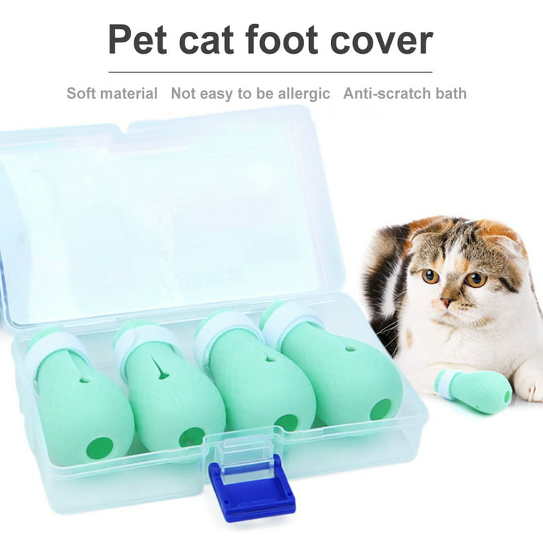  Fanme Anti-Scratch Boots Silicone Cat Shoes Boots
