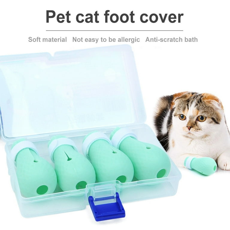  Fanme Anti-Scratch Boots Silicone Cat Shoes Boots