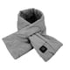 thumbnail image 1 of Almohadilla para el cuello con calefacción USB, bufanda calentada ajustable con temperatura, bufanda para el cuello con calefacción eléctrica cálida para invierno, gris, 1 of 5