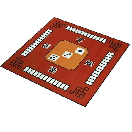 

Huam Mahjong Table Mat Non-slip Exquisite Embroidery Creative Multifunctional Mahjong Mat Tablecloth