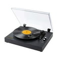 thumbnail image 1 of Disques Vinyles LP Tourne-Disque Rétro Tourne-Disque avec Haut-Parleurs Intégrés Gramophone Vintage 3 Vitesses, Installation Simple, 1 of 6