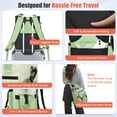 thumbnail image 6 of Backpack Cooler for Women, AYAMAYA Stylish 36 Cans Leakproof Soft Cooler Backpack, Waterproof Insulated Lunchbox for Camping Beach Work Picnic Travel, Green, 6 of 7