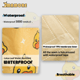 thumbnail image 5 of Dog Raincoat, Lightweight Waterproof & Reflective with Hood, Adjustable Pet Poncho（Yellow Duck,XX-Large), 5 of 10