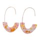 thumbnail image 5 of Aretes de estilo simple Sonducket en forma de U con estampado de leopardo para la oreja, 5 of 6