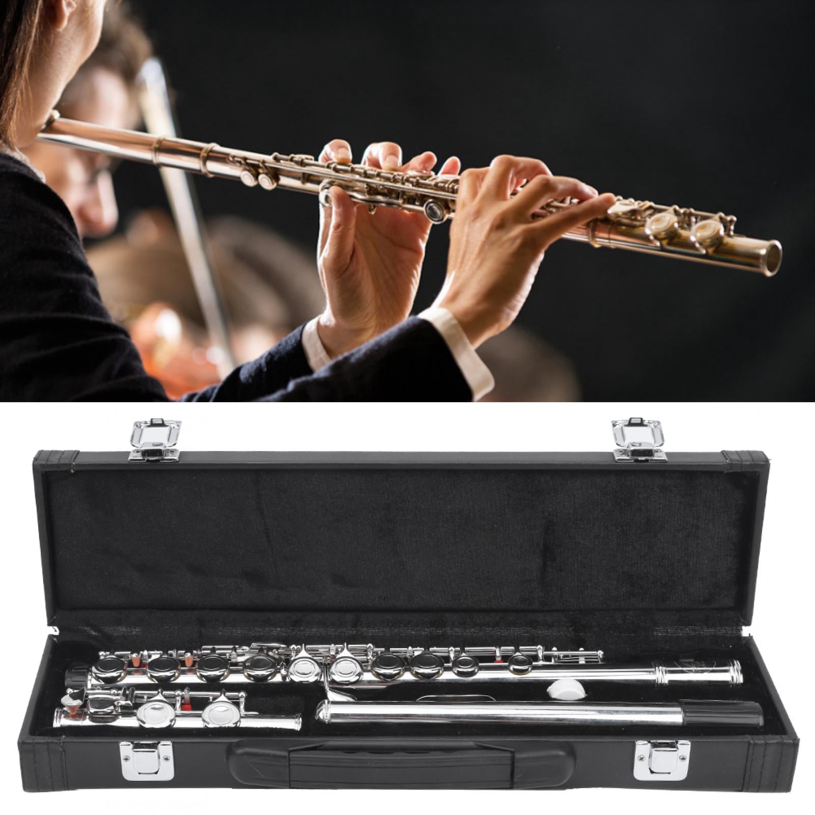 Playing Musical Instruments Playing Flute Silver Sterling Beginner Children Adult Professional Test Playing Musical Instruments
